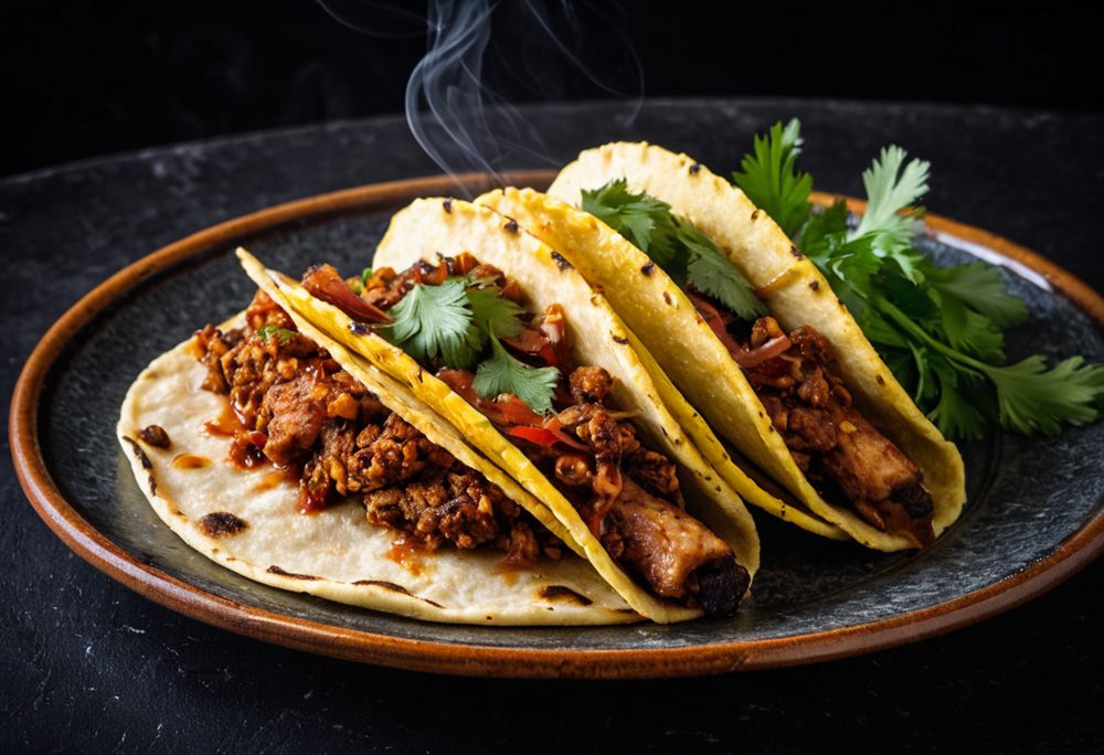 Tacos al pastor con todo